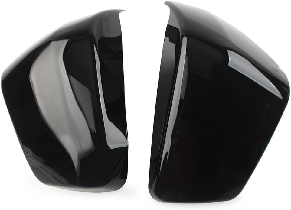 ya 23 10.7 baidi Battery Side Fairing Cover L & R for Honda Shadow Spirit/Shadow Aero 750 Black