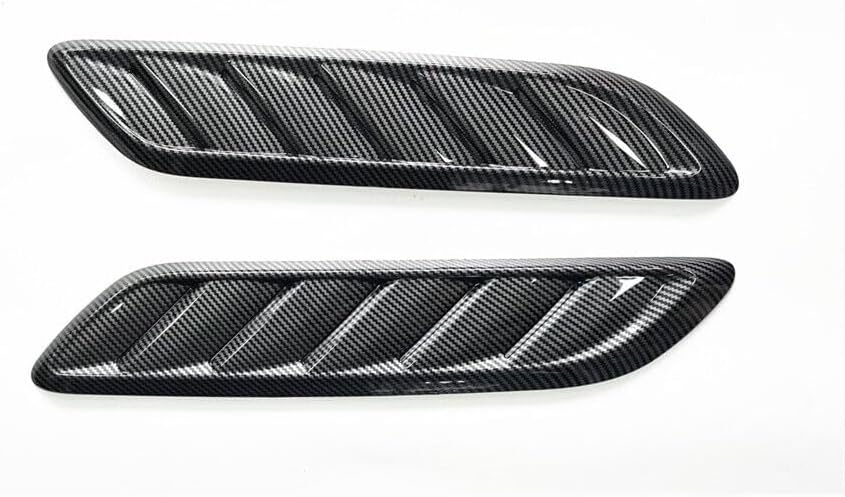 ya 12 10.8 zhengce Carbon Fiber Style car Hood Ventilation Spoon Cover Airflow Intake Accessor