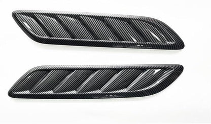 ya 12 10.8 zhengce Carbon Fiber Style car Hood Ventilation Spoon Cover Airflow Intake Accessor