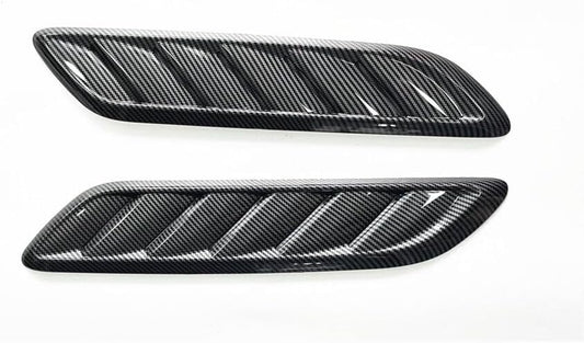 ya 12 10.8 zhengce Carbon Fiber Style car Hood Ventilation Spoon Cover Airflow Intake Accessor