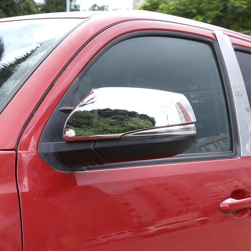 ya 11 9.14 baidi2-Pack Silver ABS Exterior Mirror Covers for Toyota Tacoma 2015-2022-