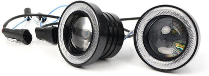 ya 2 8.15 2 LED daytime running fog lights projector, blue angel vision ring light bulb 2.5