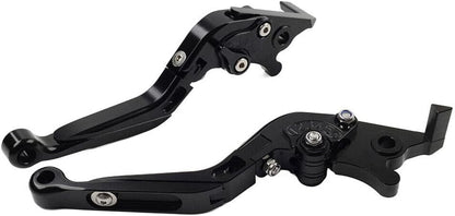 ya 10 9.16 zhengce CNC Folding Extendable Brake Clutch Levers for Suzuki GSXR600 GSR750 Black