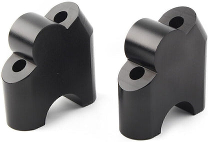 ya 6 8.14 for BMW F800R 2015-2017 2016 Black CNC Handlebar Bar Risers Mount Clamp Adapter