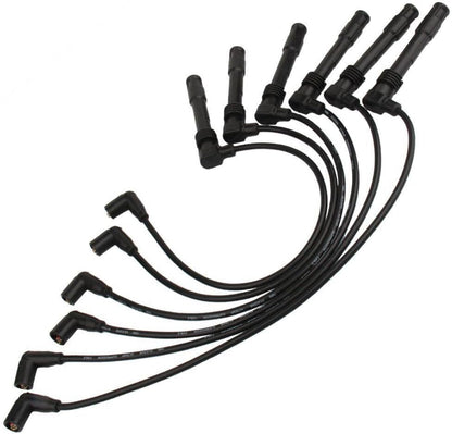ya 4 8.10 6PCS Ignition Spark Plug Wire Cable for Audi A6 Quattro 2001 Avant 2.8 250079696