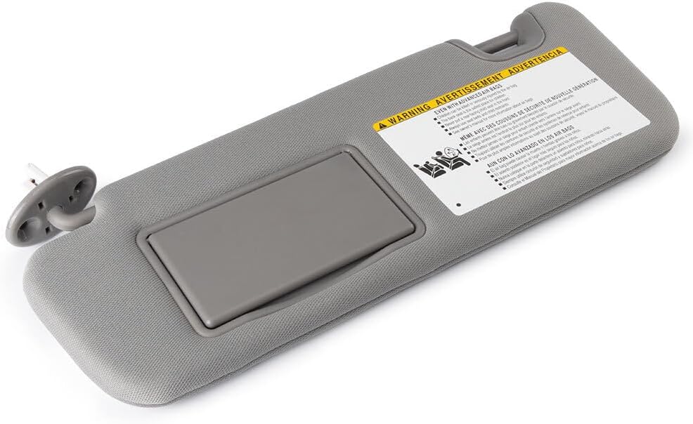 ya 11 9.14 baidiLeft Driver Side Sun Visor Gray for Toyota Highlander 2014-2019 74320-0E074-B0