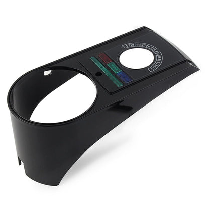 ya 6 8.14 Speedometer Speedo Dash Panel Cover Housing Kit Plastic for Harley Softail Black