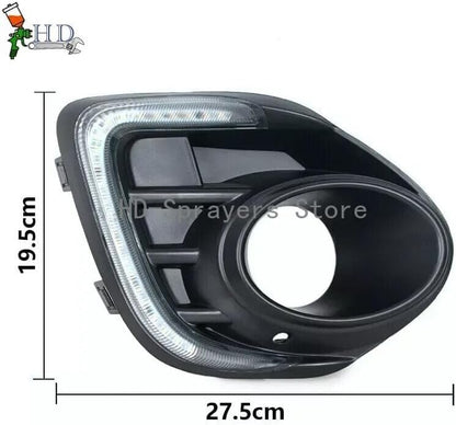 ya 13 9.15 zhengce A pair of LED daytime running lights and fog lights suitable for the 2016-2