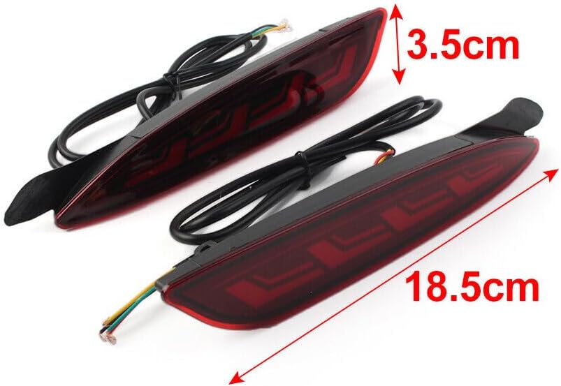 ya 10 9.16 zhengce Rear Bumper Brake Light Dynamic Turn Signal Light for Mazda 6 Atenza for Ma