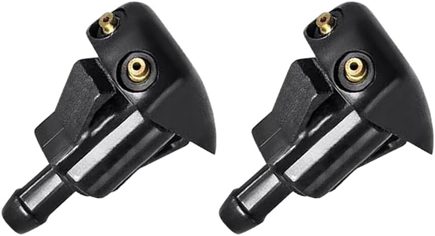 ya 6 8.14 2Pcs 85381-60120 Black Windshield Washer Nozzle Replacement Fit For LandCruiser
