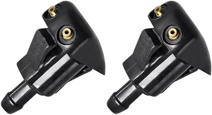 ya 6 8.14 2Pcs 85381-60120 Black Windshield Washer Nozzle Replacement Fit For LandCruiser