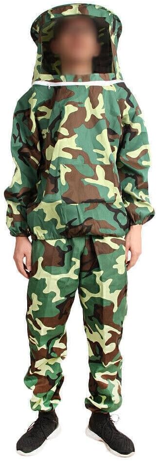 ya 4 8.14 For Adult Camouflage Beekeeping Jacket Pants Veil Bee Protective Suit Clothes