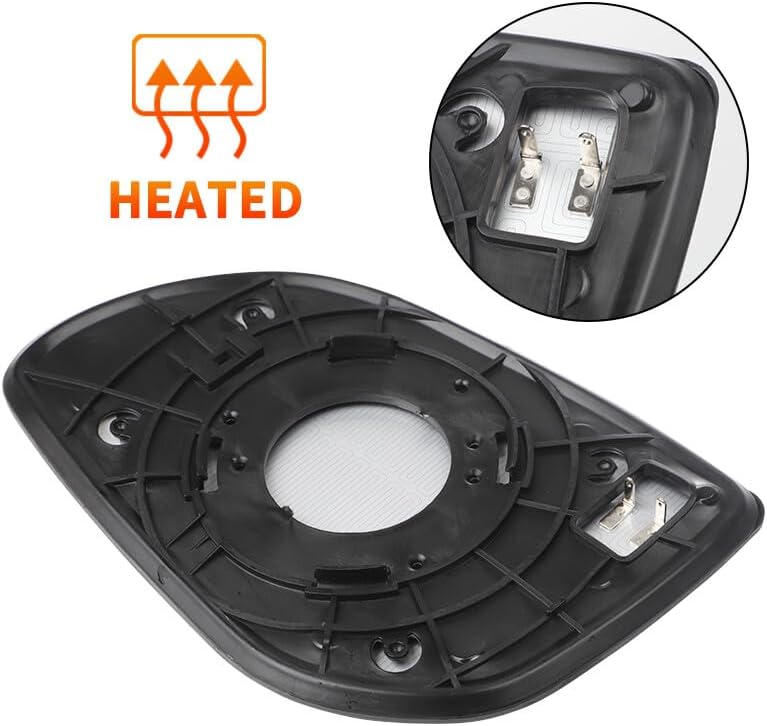 ya 2 8.15 Right Passenger Side Heated Mirror Glass for Hyundai i20 2008-2013 i10 2011-2013