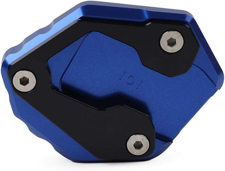 ya 5 8.24 baidi Side Stand Enlarge KickstandExtensionPad for Yamaha MT-09 Tracer9 GT 21-23 Blue