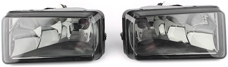 ya 4 8.8 2pcs Bumper Fog Driving Light Lamp Fits Silverado 1500 2500 3500 2007-2013 Smoke