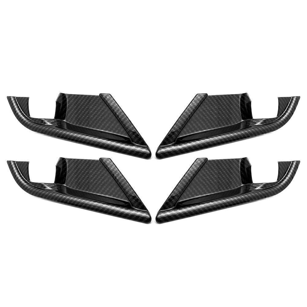 ya 6 8.14 4X Carbon Fiber Inner Side Door Handle Bowl Trim Cover Fit for Toyota for Camry 18 2019