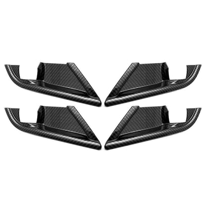 ya 9 10.24 4X Carbon Fiber Inner Side Door Handle Bowl Trim Cover Fit for Toyota for C