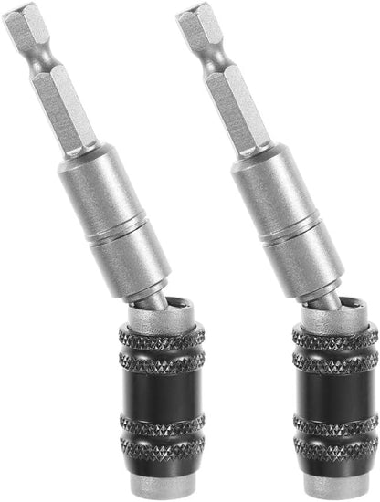 ya 26 10.21 baidi 2 Pcs Electric Drill Driver Extension Rod Knuckle Bit Holder Quick Release