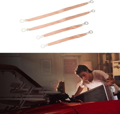 ya 5 8.10 Simple Installation Engine Ground Strap Copper Cable Kit for All Vehicles