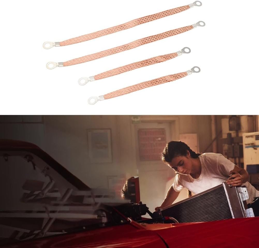 ya 5 8.10 Superior Current Delivery Copper Ground Strap 4pcs Set for Various Vehicles