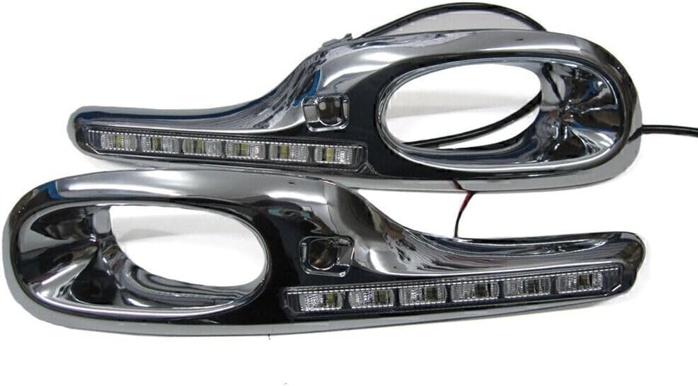 ya 4 8.8 2pcs LED Daytime Running White Lights DRL Fit for Honda For Jazz 2011-2013 2012