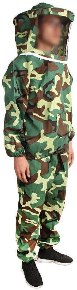 ya 4 8.14 For Adult Camouflage Beekeeping Jacket Pants Veil Bee Protective Suit Clothes