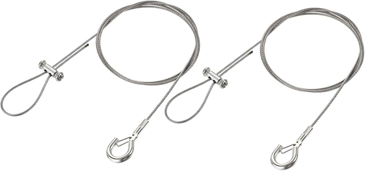 ya 26 10.21 baidi Picture Hanging Wire Kit, 2Set 1M Load 66 lbs, with Horizontal Fixing Screws