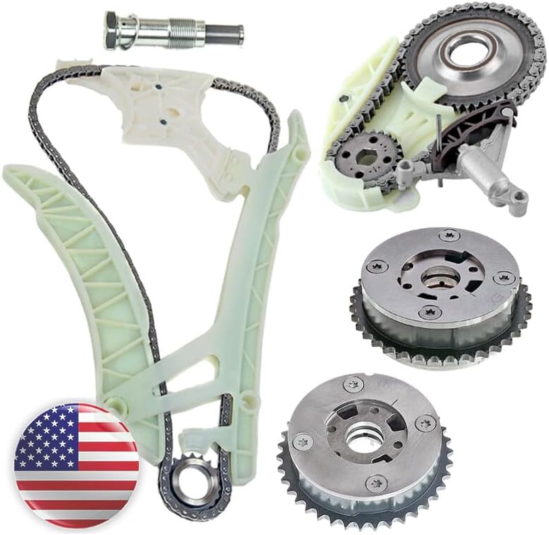 ya 9 10.24 Timing chain oil pump kit camshaft gear for BMW 328 428 528 X3 X5 2.0 N26 N20