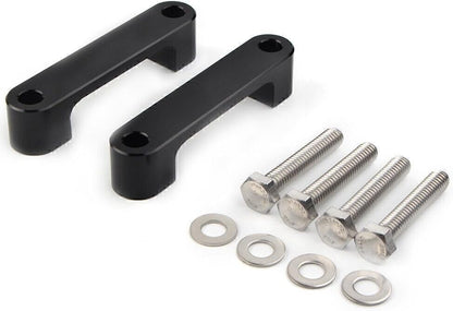 ya 4 8.10 Fit for Harley Touring 1996-2013 97 Black Wrap Front Fender Brackets Spacers 30 Inch