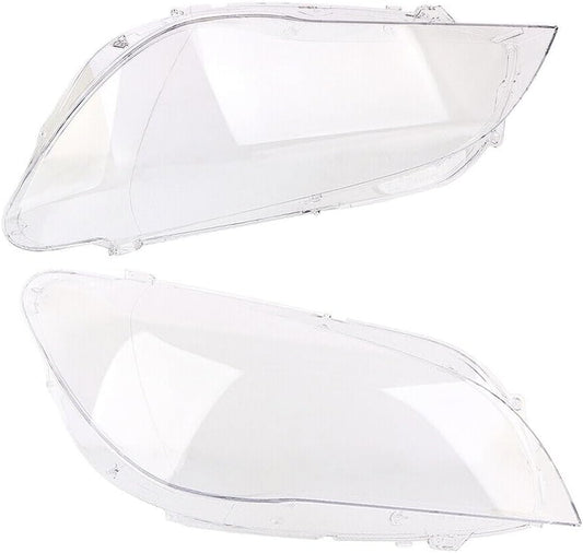 ya 4 8.10 Front headlight glass lens cover clear L + R for BMW F01 / F02 2009-2015
