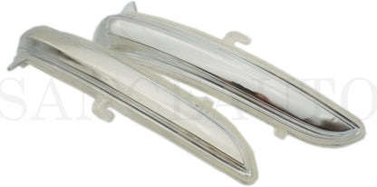 ya 4 8.10 2-piece transparent rearview mirror light turn signal lens suitable for Peugeot 208 12-17