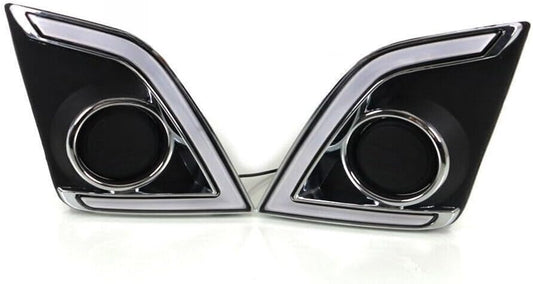 ya 2 8.15 Suitable for Isuzu D-max 16-17 daytime running light LED DRL fog light replacement bumper