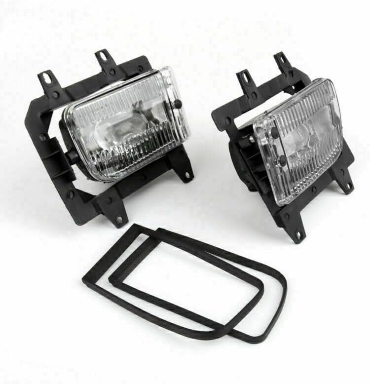 ya 10 9.16 zhengce Front Bumper Clear Plastic Lens Fog Lights Fits 1985-1993 E30 3- Sedan