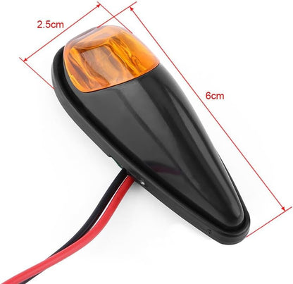 ya 4 8.14 Car 2pcs LED Motorcycle Flush Mount Turn Signal Light Motorbike Indicator Lamp