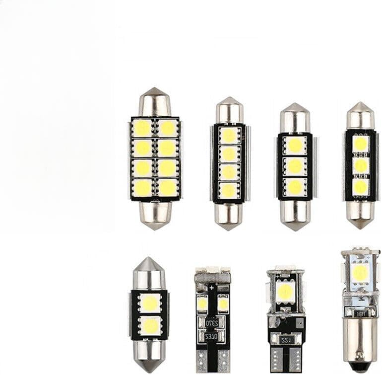 ya 4 8.8 23x Car LED Interior Dome Map Reading Footwell Trunk Double Point T10 Light Bulb