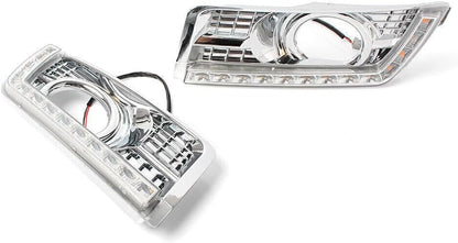 ya 3 8.24 baidi LED Daytime Running Light w/Turn Signal Fit for Cadillac SRX SUV DRL Fog 2011-2014