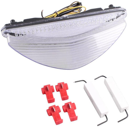 ya 10 9.16 zhengce for Yamaha Raider 2008-2010 2009 Clear LED Tail Light Turn Signals
