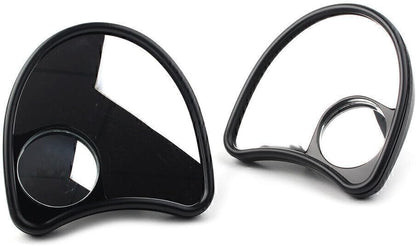 ya 2 8.15 Fairing Mount Mirrors Blind Spot Side Mirror Fit for Harley Batwing Touring 96-2013