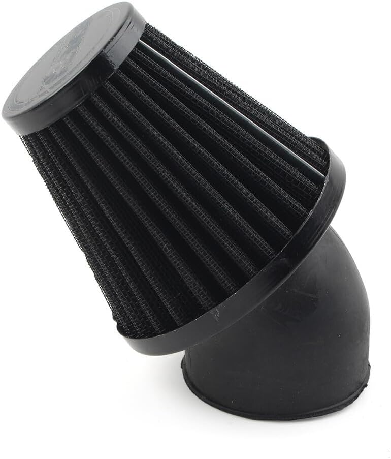 ya 5 8.24 baidi 48mm Air Intake Filter Cleaner Rubber Bend Inlet Stainless Steel Mesh