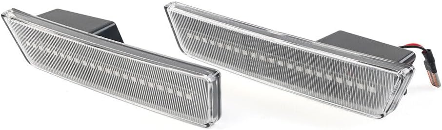 ya 4 8.8 One pair of LED front side marker lights for 2008-2014 2013 2012 2011 for Dodge Challenger 