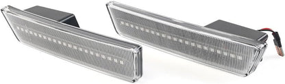 ya 4 8.8 One pair of LED front side marker lights for 2008-2014 2013 2012 2011 for Dodge Challenger 