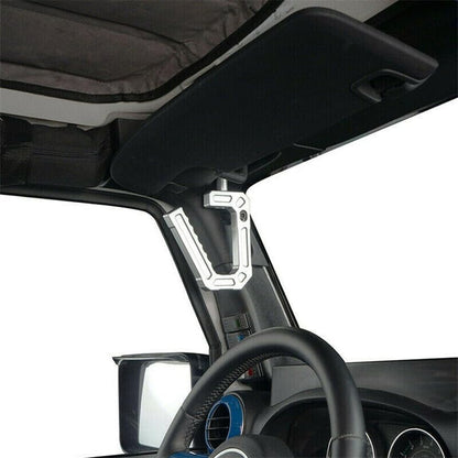 ya 4 8.24 baidi Aluminum Silver Front Grab Handle for 2007-2018 for Jeep Wrangler JK Grab Bar 