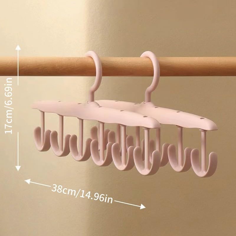 ya 14 9.20 baidi Multi Hook Coat Hanger Scarf Bra Hanger Organizer Space Saving Hanger Anti S-wq-1