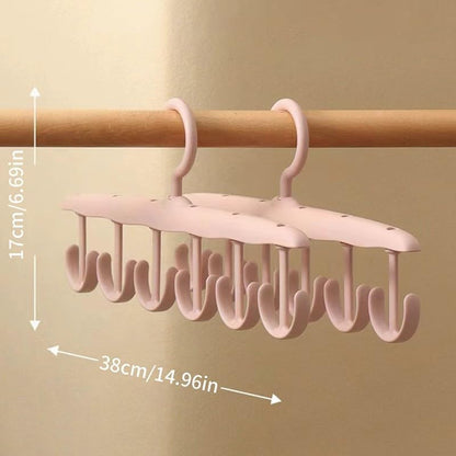 ya 14 9.20 baidi Multi Hook Coat Hanger Scarf Bra Hanger Organizer Space Saving Hanger Anti S-wq-1