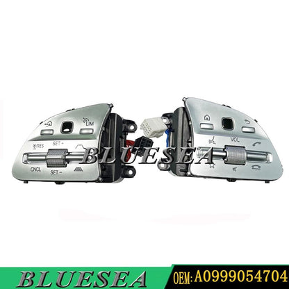 ya 3 8.24 baidi Steering Wheel Switch Button A0999054704 for Mercedes-Benz (Silver)