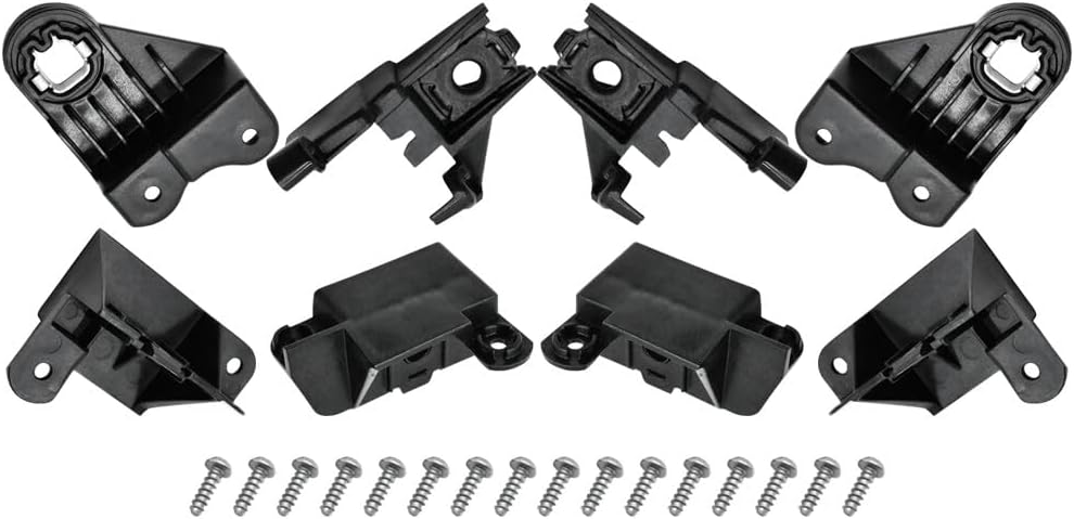 ya 5 8.10 Pair Headlight Bracket Repair Set Kit For X1 F48 F49 2019-2023 X2 F39 2017-2023