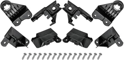 ya 5 8.10 Pair Headlight Bracket Repair Set Kit For X1 F48 F49 2019-2023 X2 F39 2017-2023