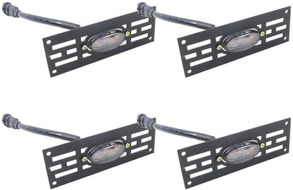 ya 10 9.16 zhengce for Ford Explorer 2020-24 smoke LED Front Grille Marker Running Light Lamp