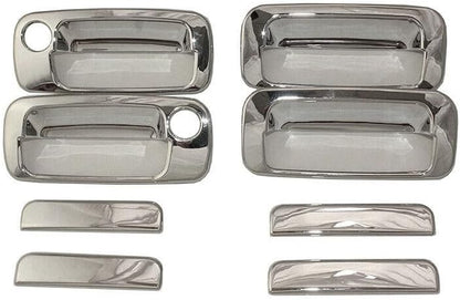 ya 2 8.15 for Land Cruiser LC80 FJ80 1990-1997 Chrome Door Handle Cover Trim 
