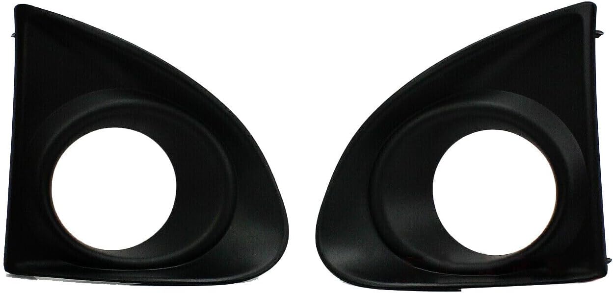 ya 3 8.24 baidi One pair of front bumper fog lamp protector frame decoration for Toyota Corolla Axio 2013-2015